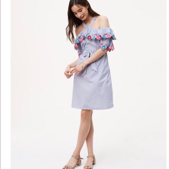 LOFT Dresses & Skirts - 🎀NEW🎀LOFT Fiesta Halter Dress